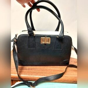 Aldo Black & White Satchel Bag